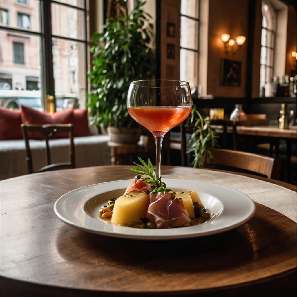 Italian Manhattan Cocktail