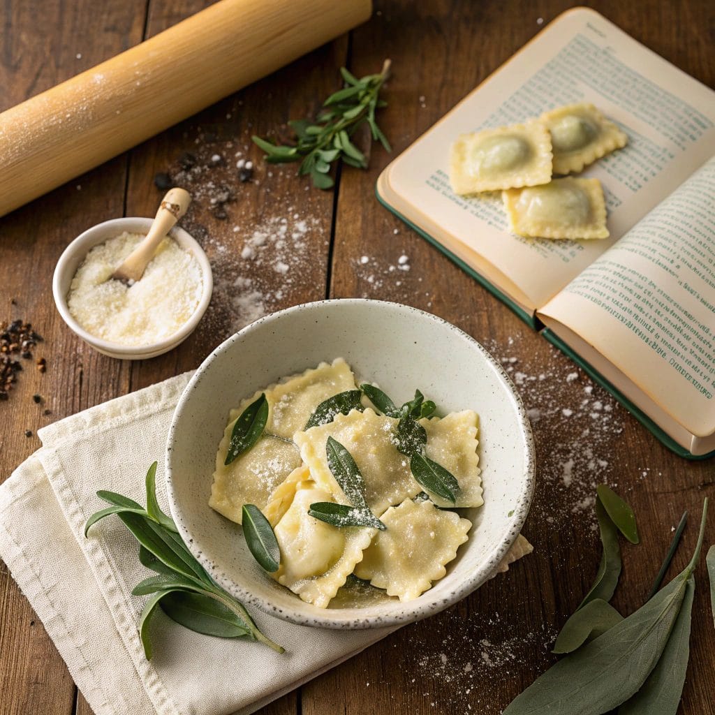 Ravioli di Ricotta e Spinaci