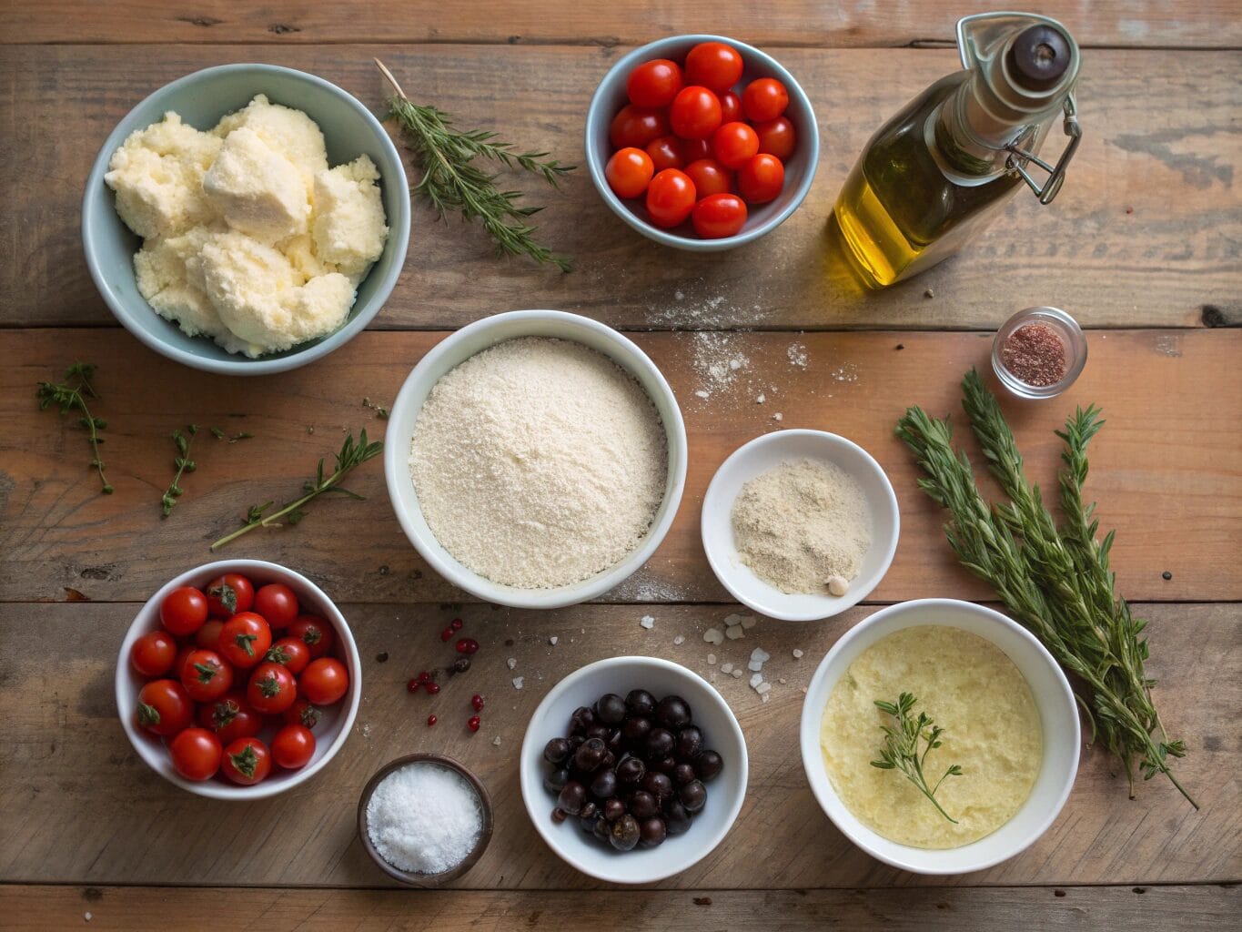 Ingredients of Focaccia Barese Recipe