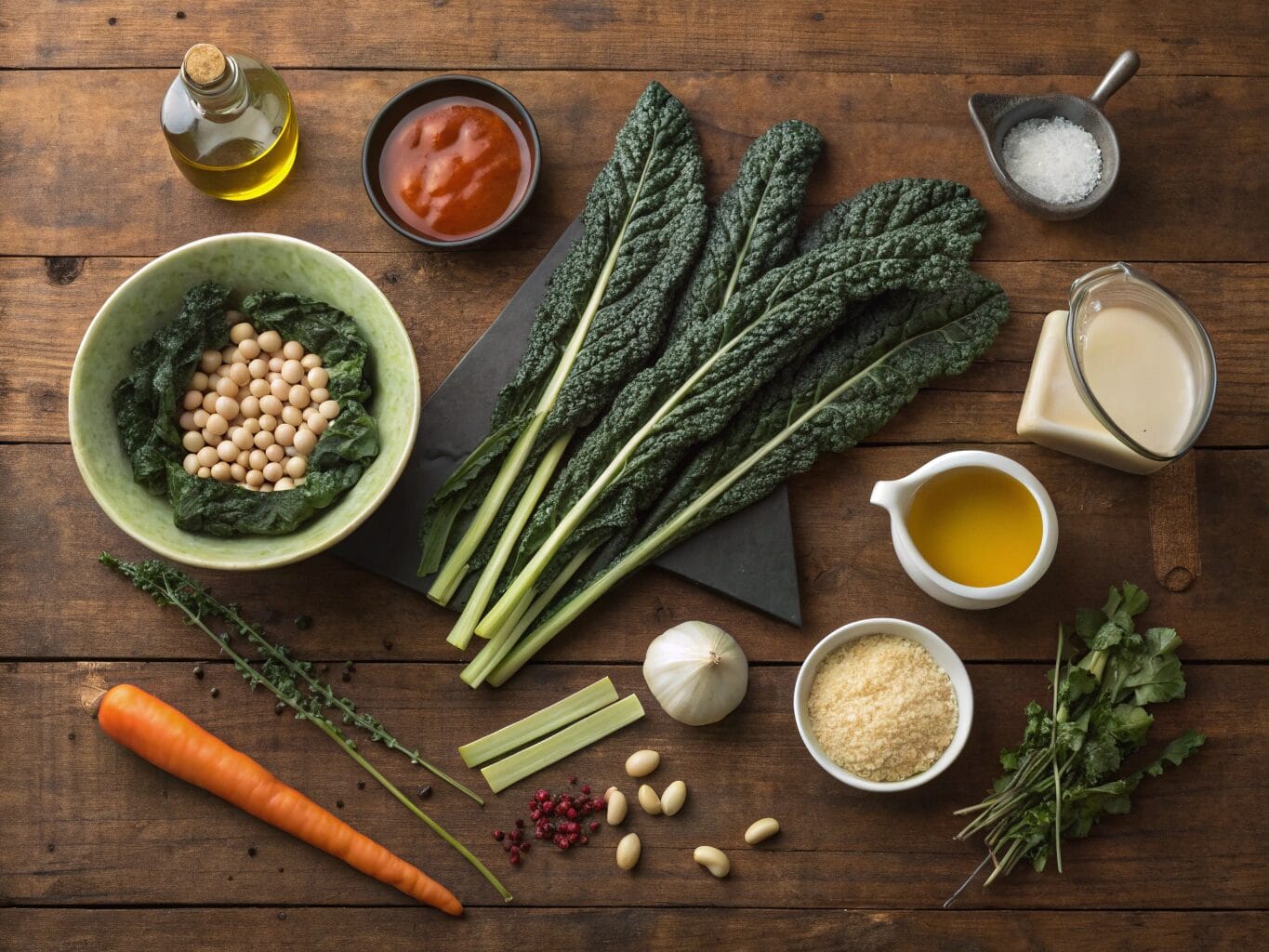 Ingredients of Farinata di Cavolo Nero Recipe