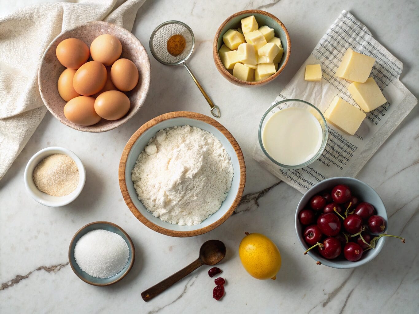 Ingredients for Pasticciotti Recipe