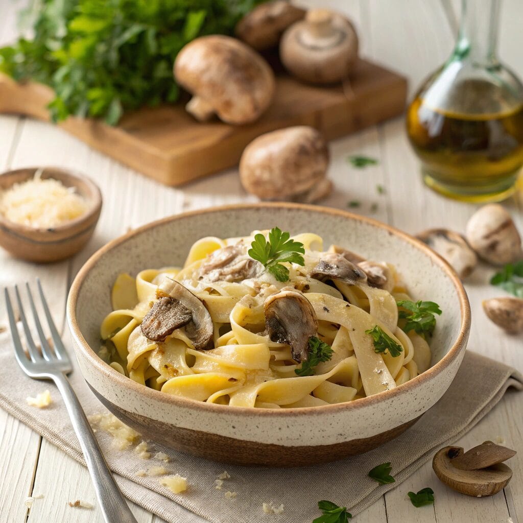 Mushroom Tagliatelle Recipe