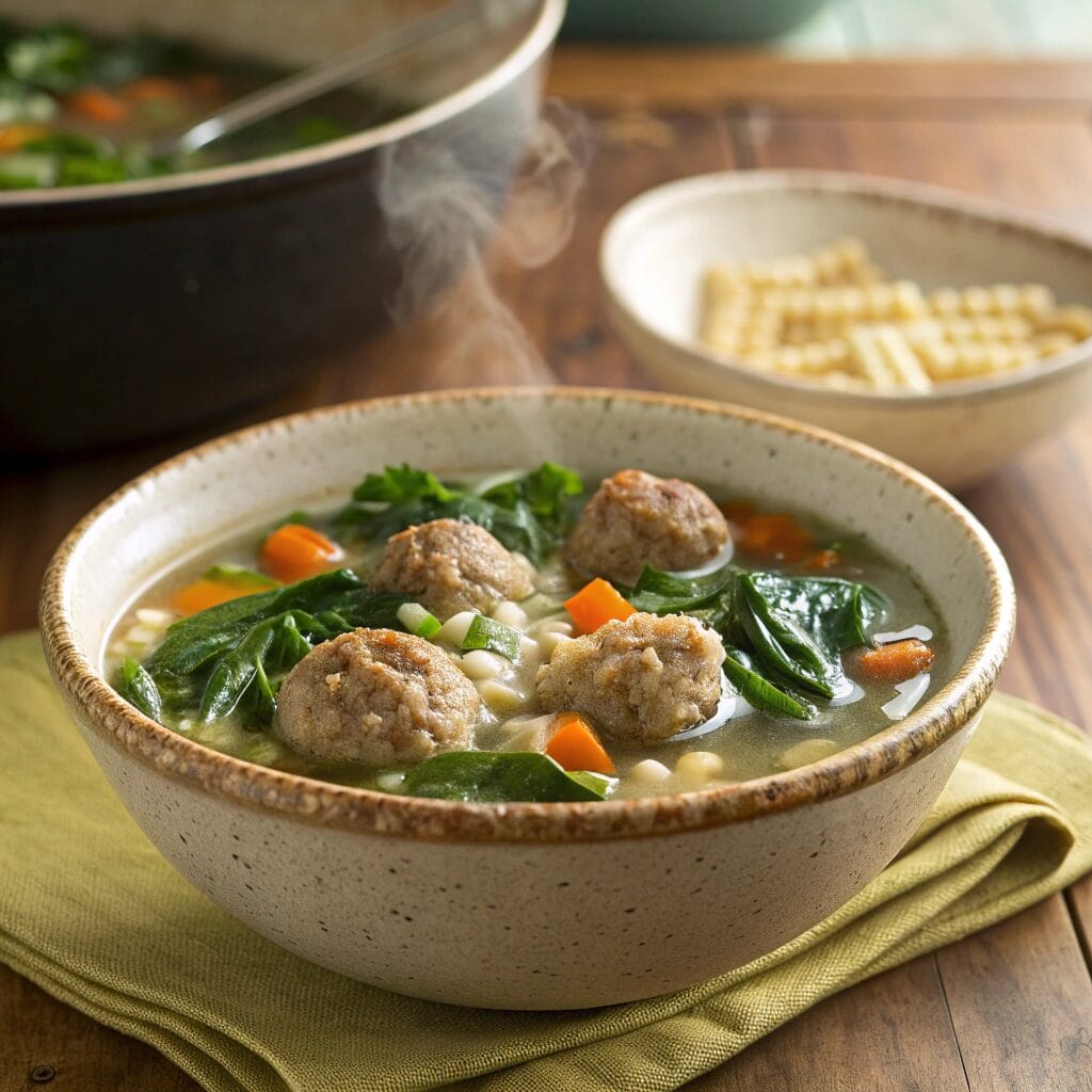 Italian wedding soup recipe
