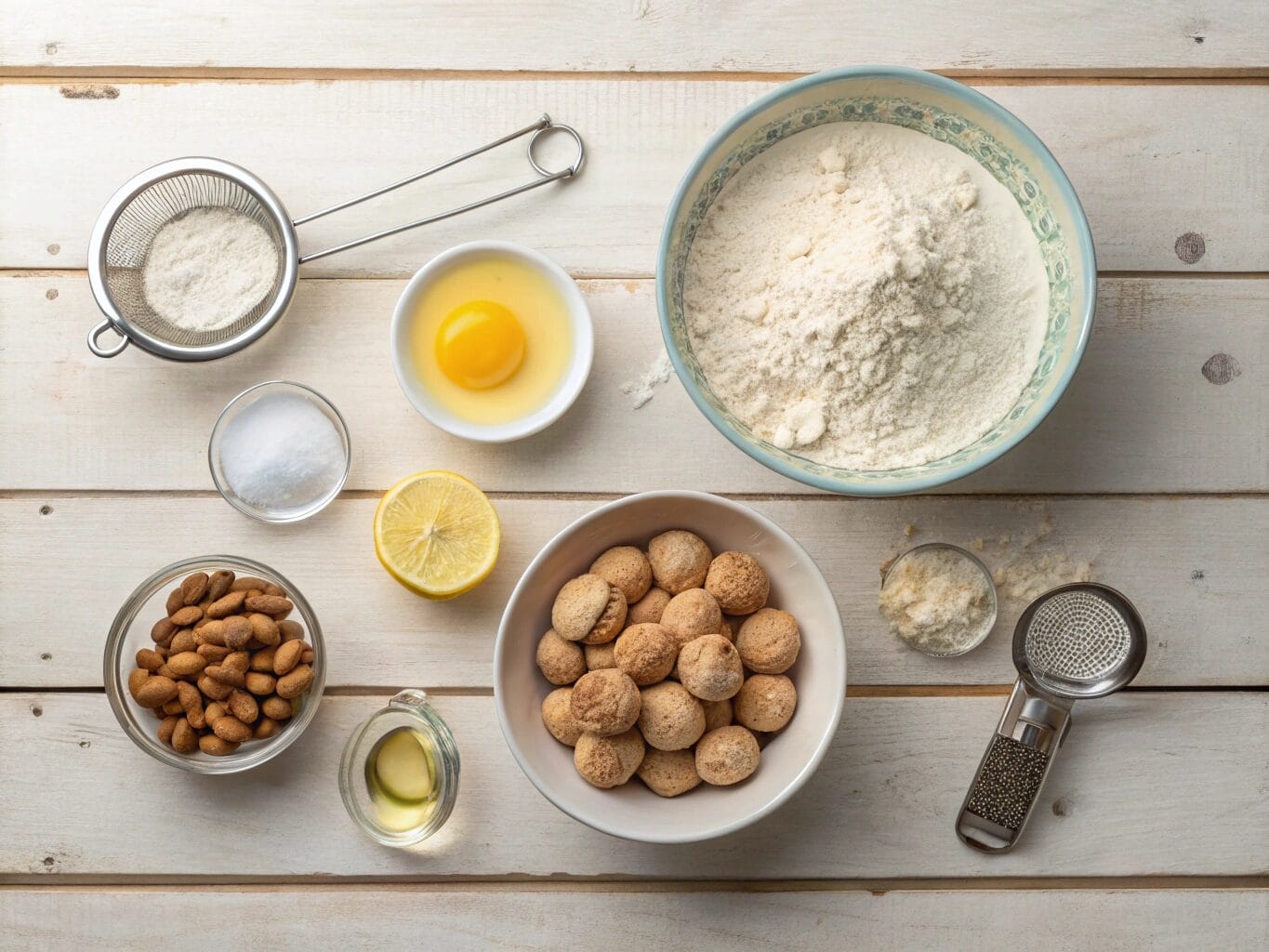 Ingredients for Amaretti Cookies Recipe