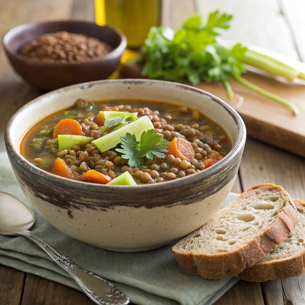 zuppa di lenticchie soup