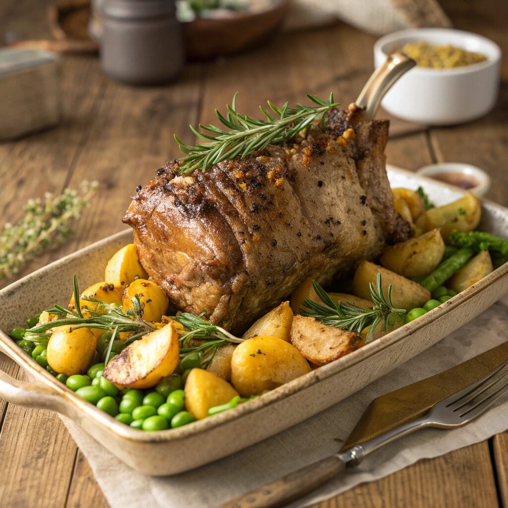 Agnello al forno recipe