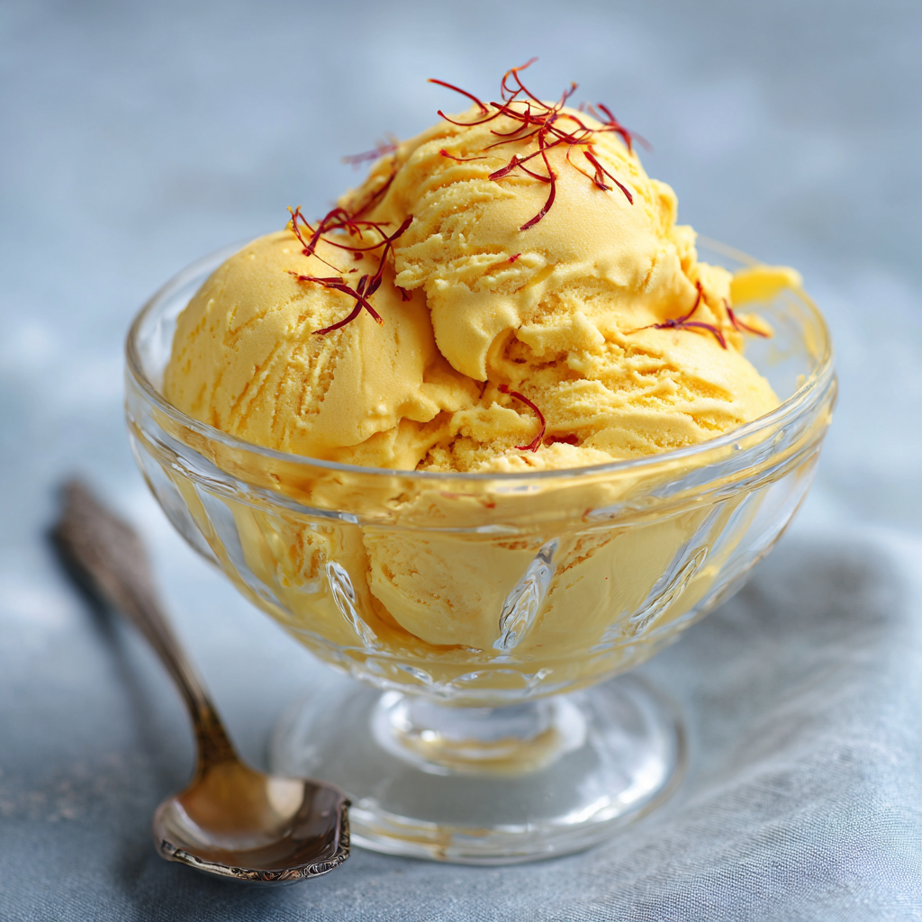 Italian Saffron Gelato Recipe