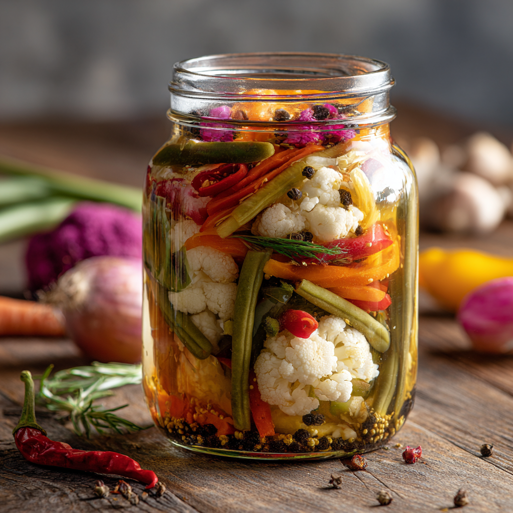 giardiniera italiana sott’aceto recipe