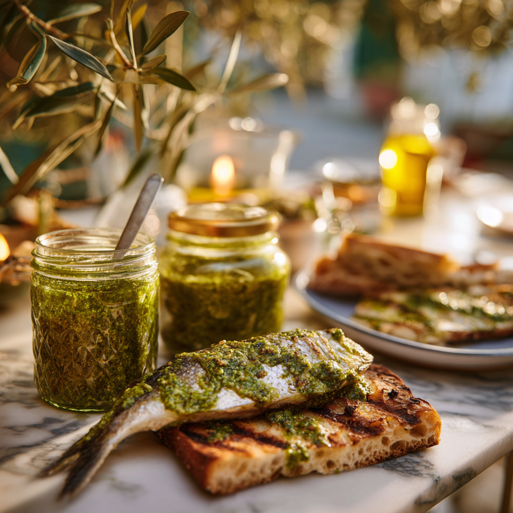 pesto di pistacchi ligurian recipe