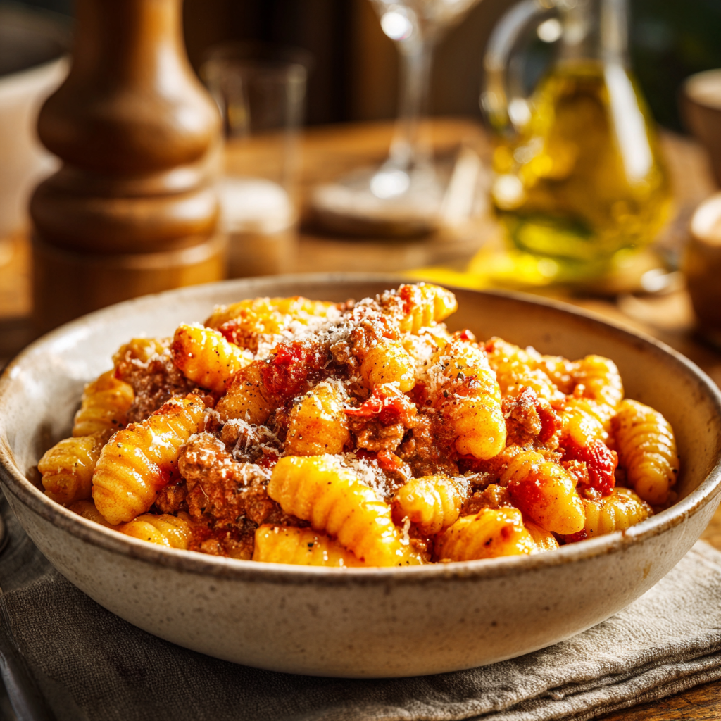 Malloreddus with Sausage Sauce