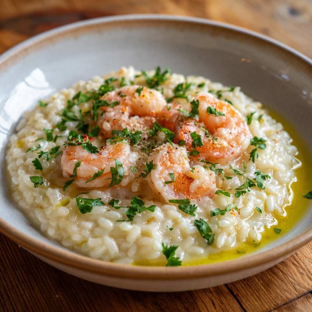 shrimp risotto italian style