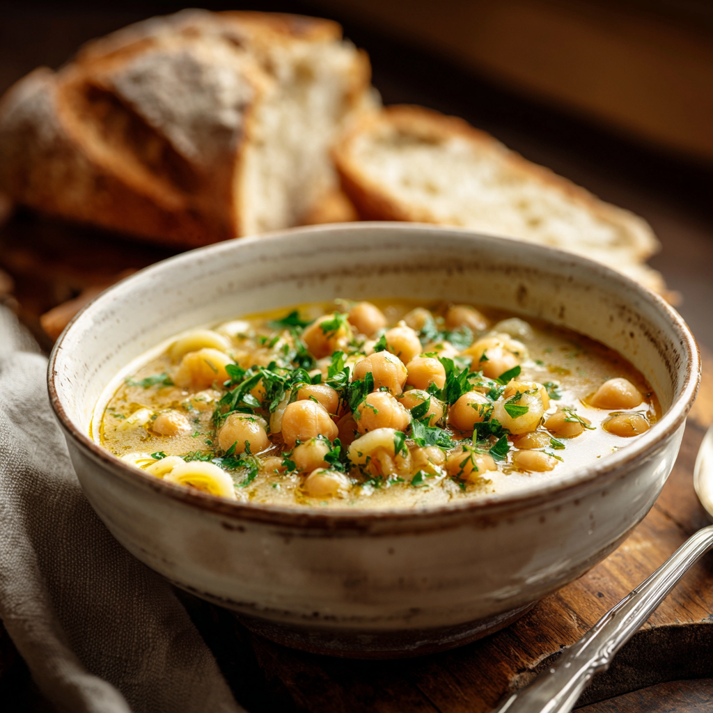 Zuppa di Ceci e Rosmarino Recipe | Chickpea Soup