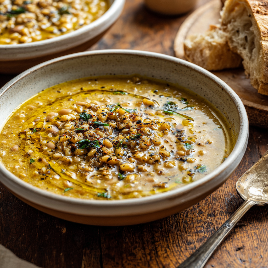 Zuppa di Farro Lucchese Recipe | Tuscan Farro Soup