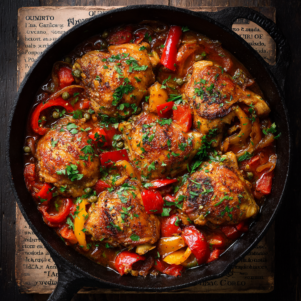 Pollo alla Romana Recipe | Roman Chicken