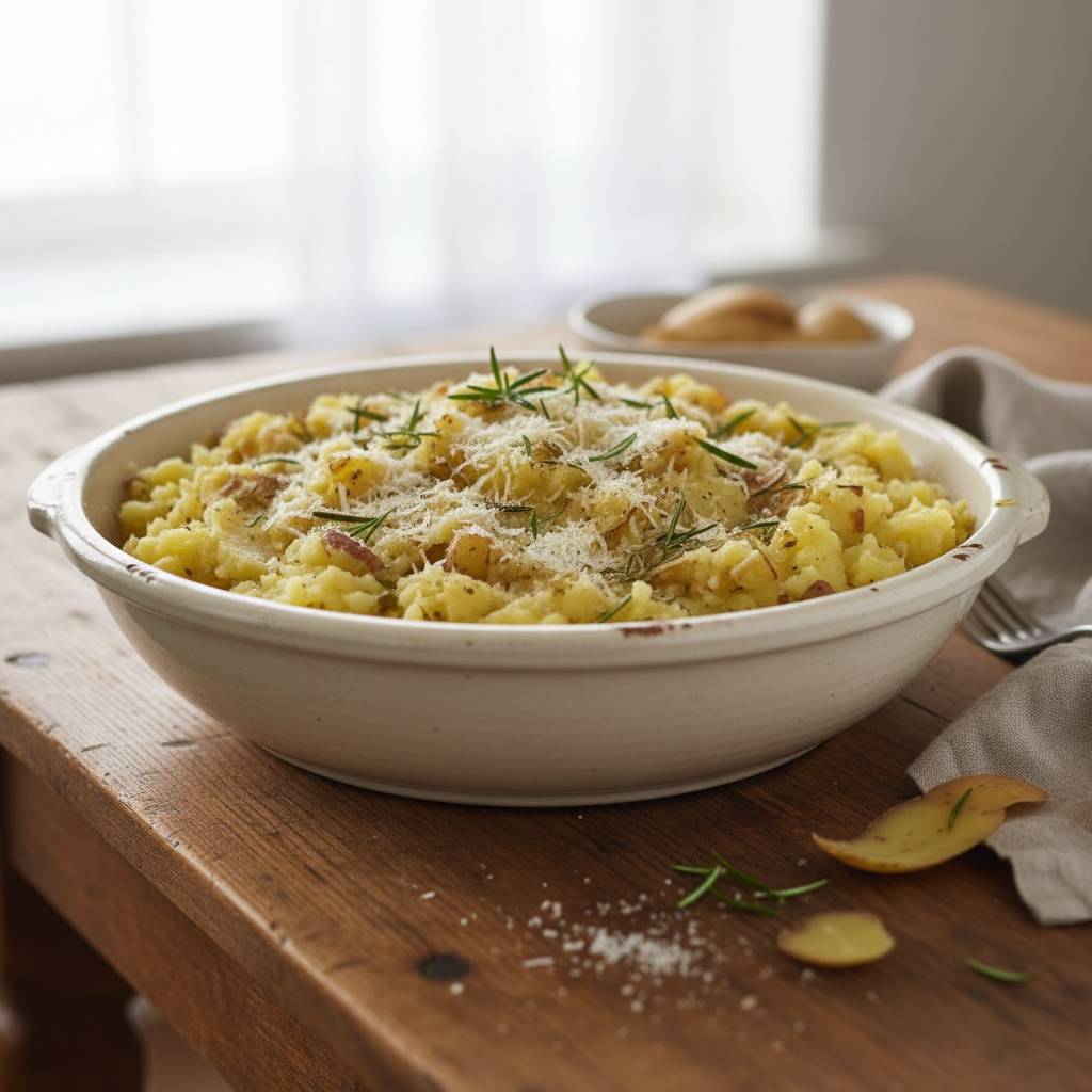 Italian Mashed Potatoes with Olive Oil Recipe