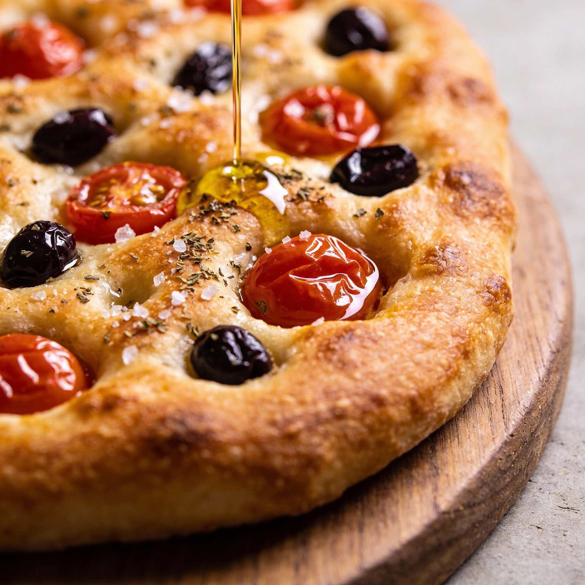 tomato and olive focaccia bread recipe