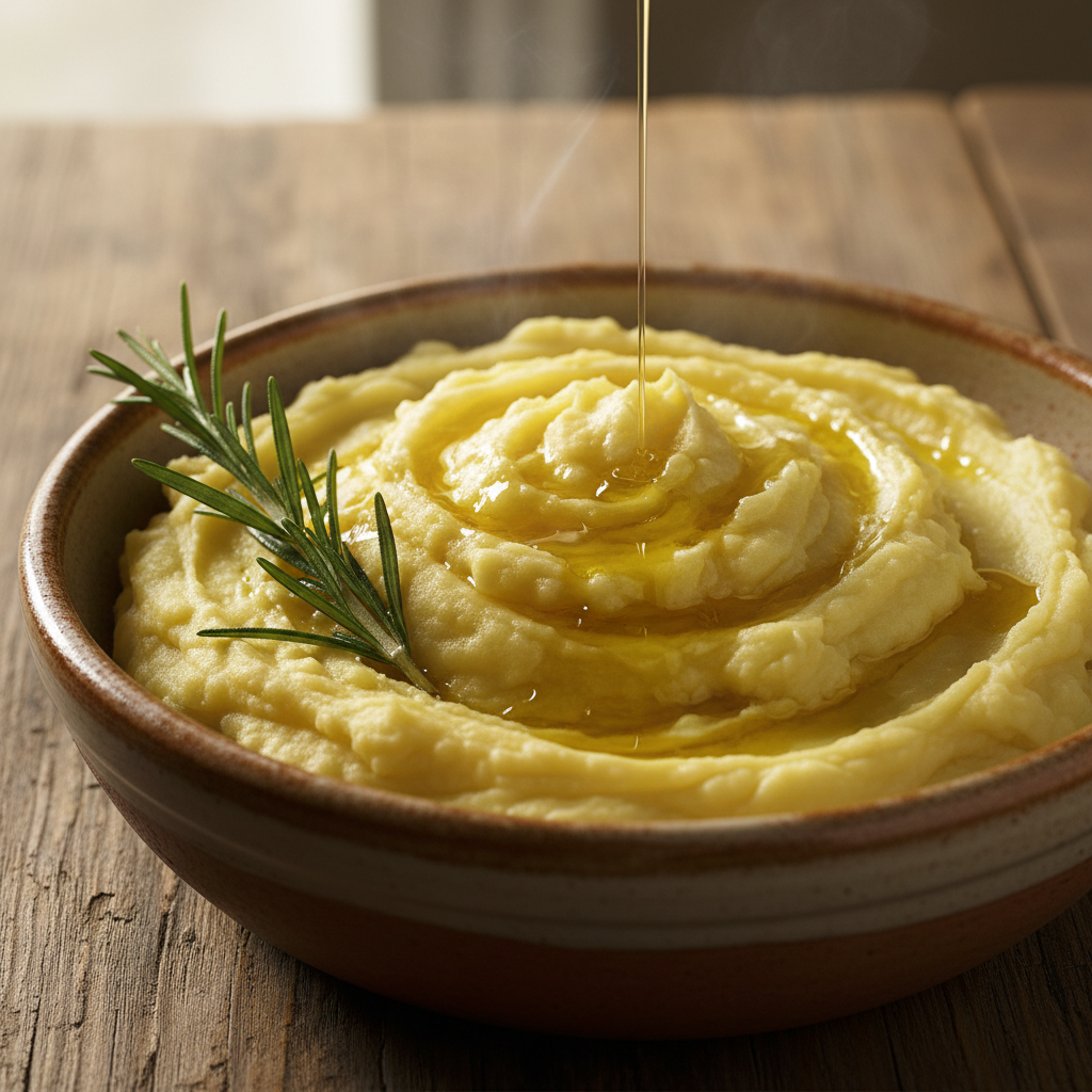 italian mashed potatoes with olive oil