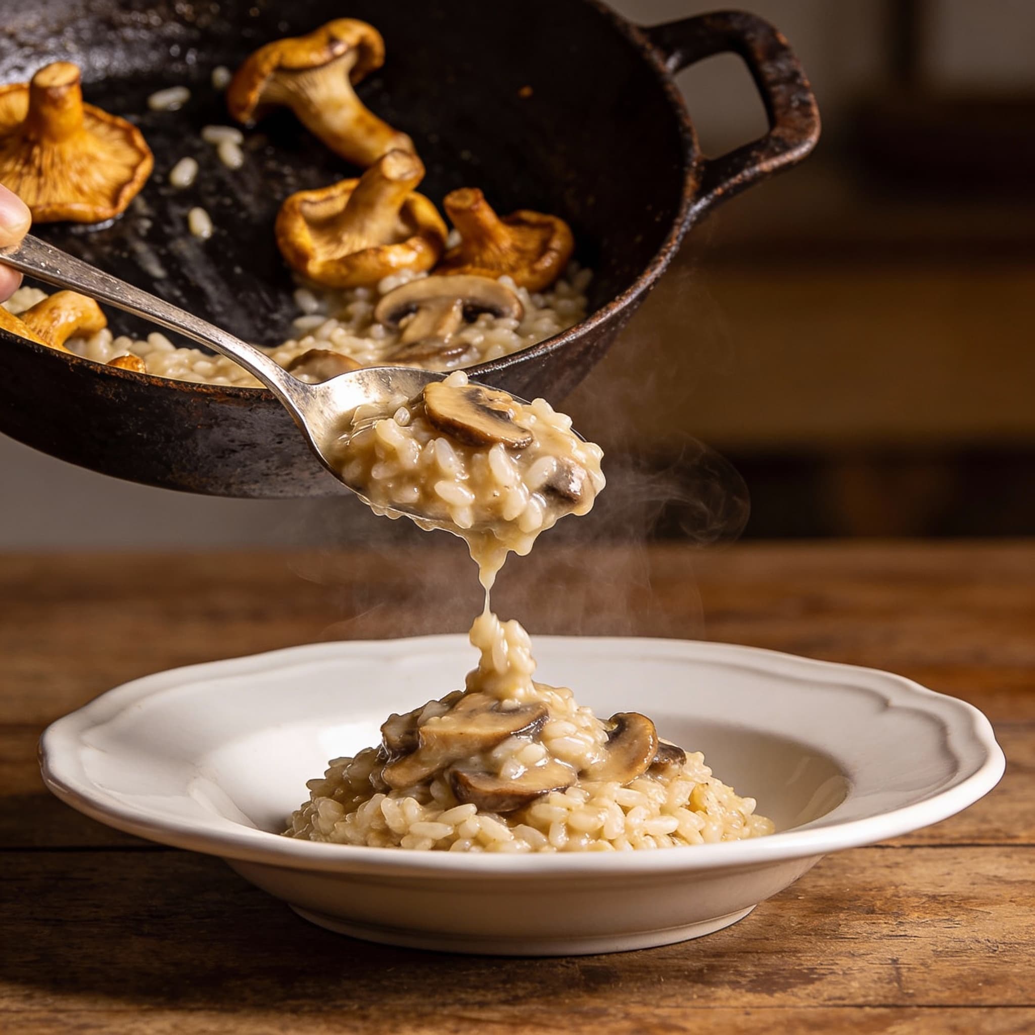 Cozy Winter Risotto with Mushrooms Recipe