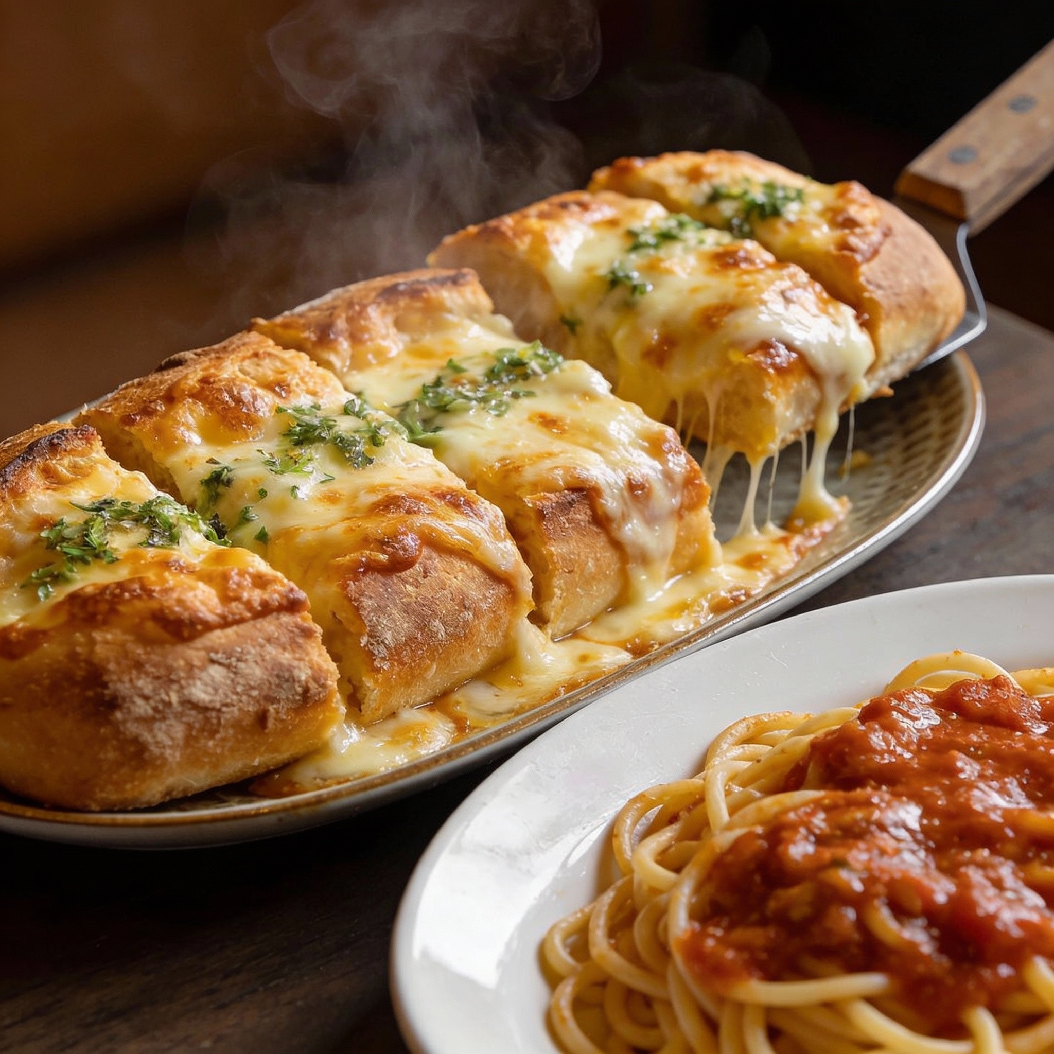 cheese stuffed garlic bread italian recipe
