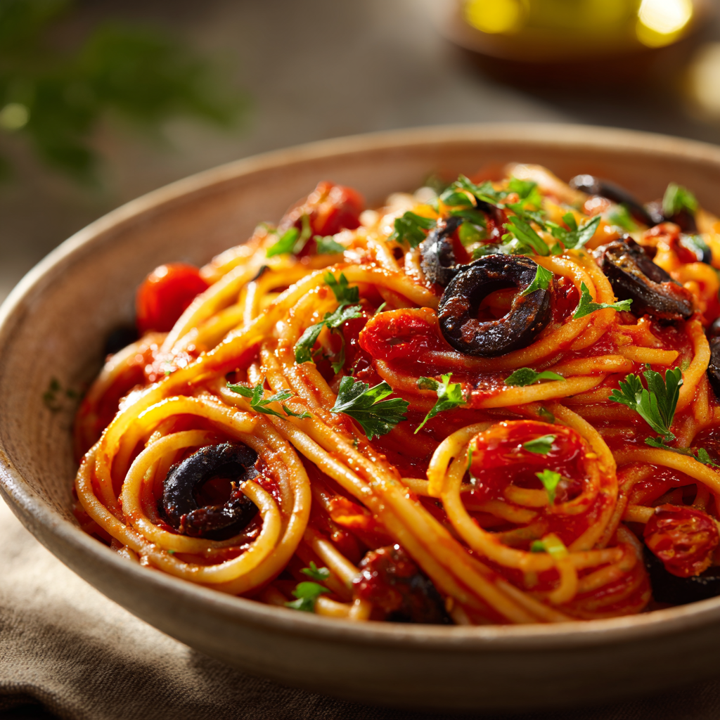 pasta alla puttanesca easy recipe