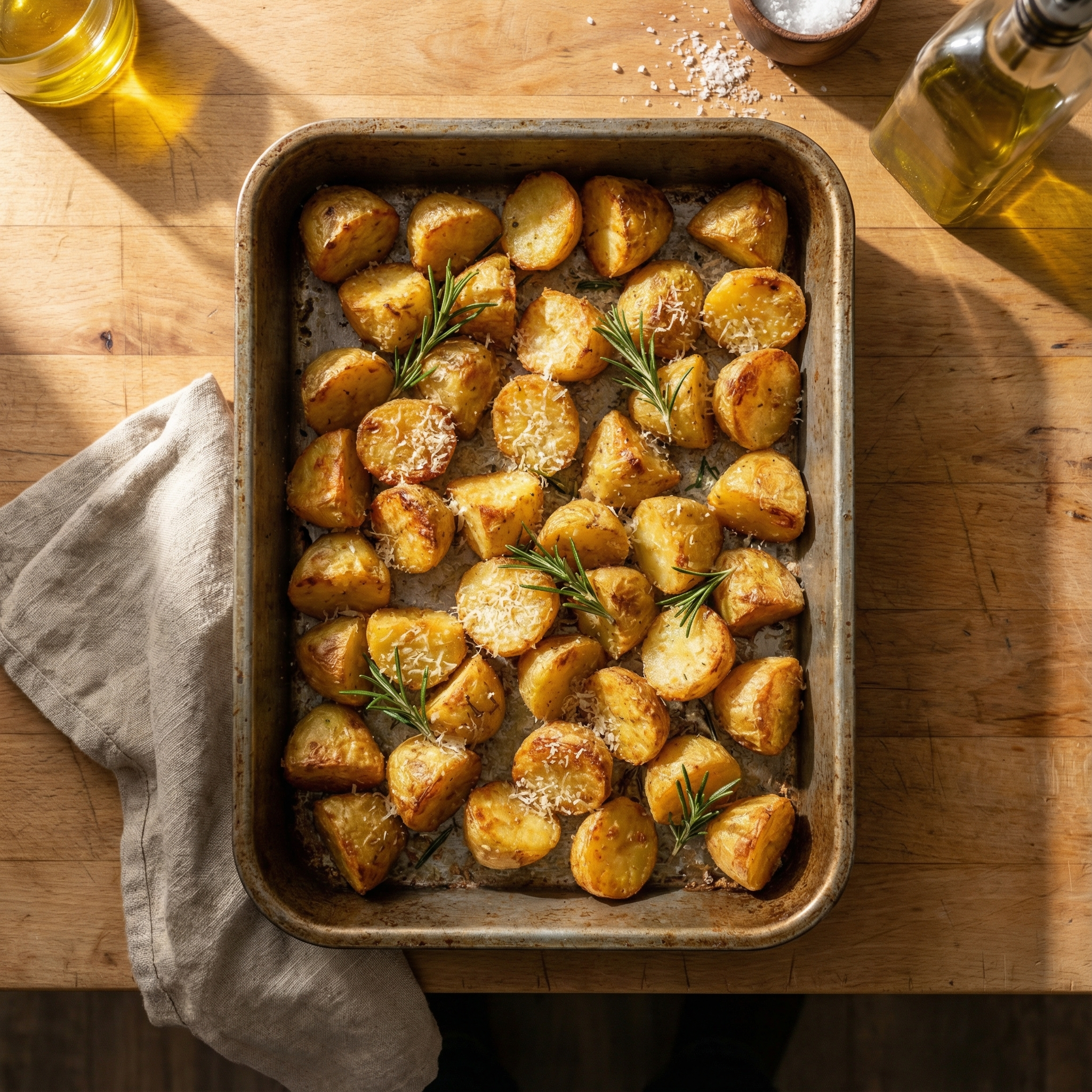 Italian Roasted Potatoes with Rosemary Recipe
