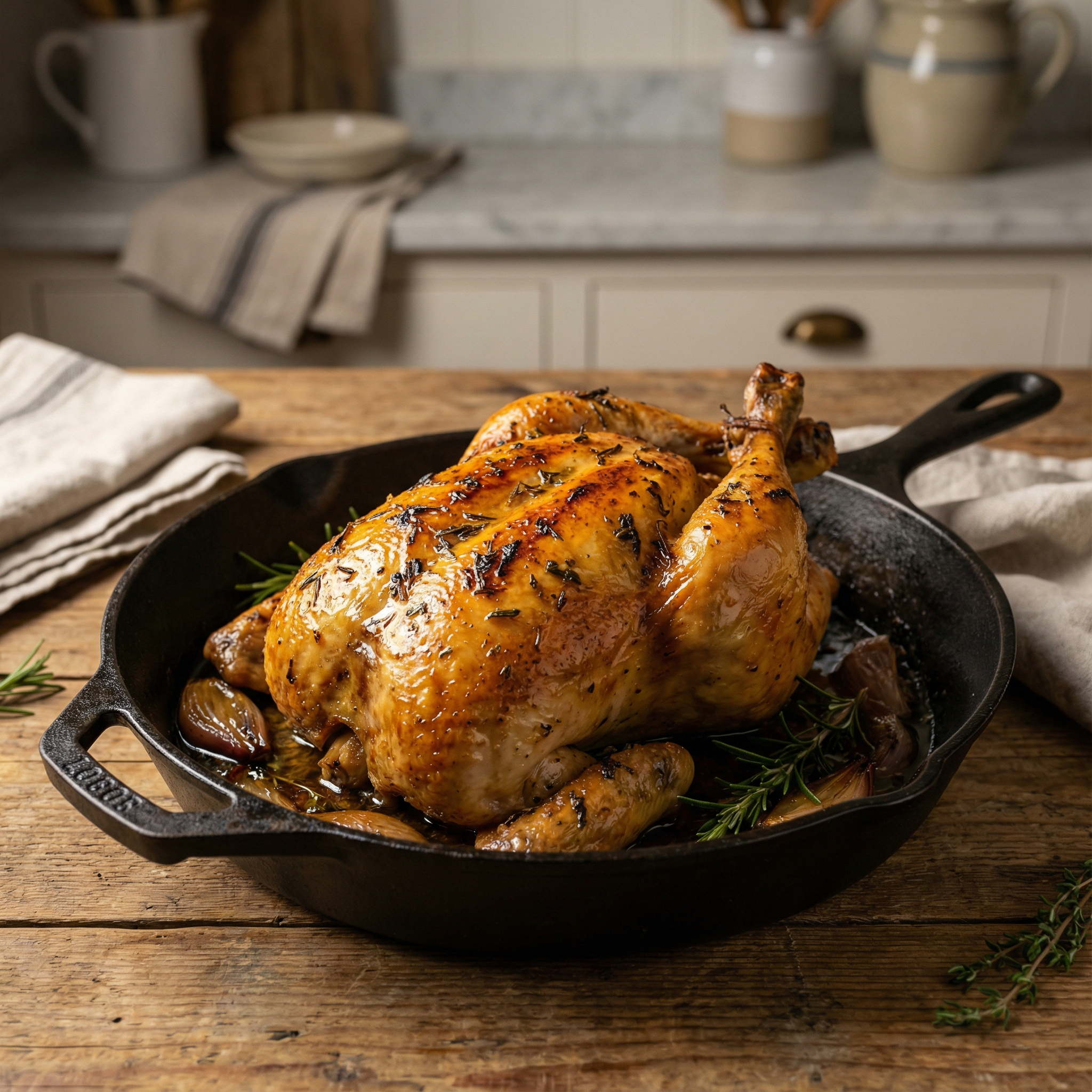 roast chicken with herbs italian style