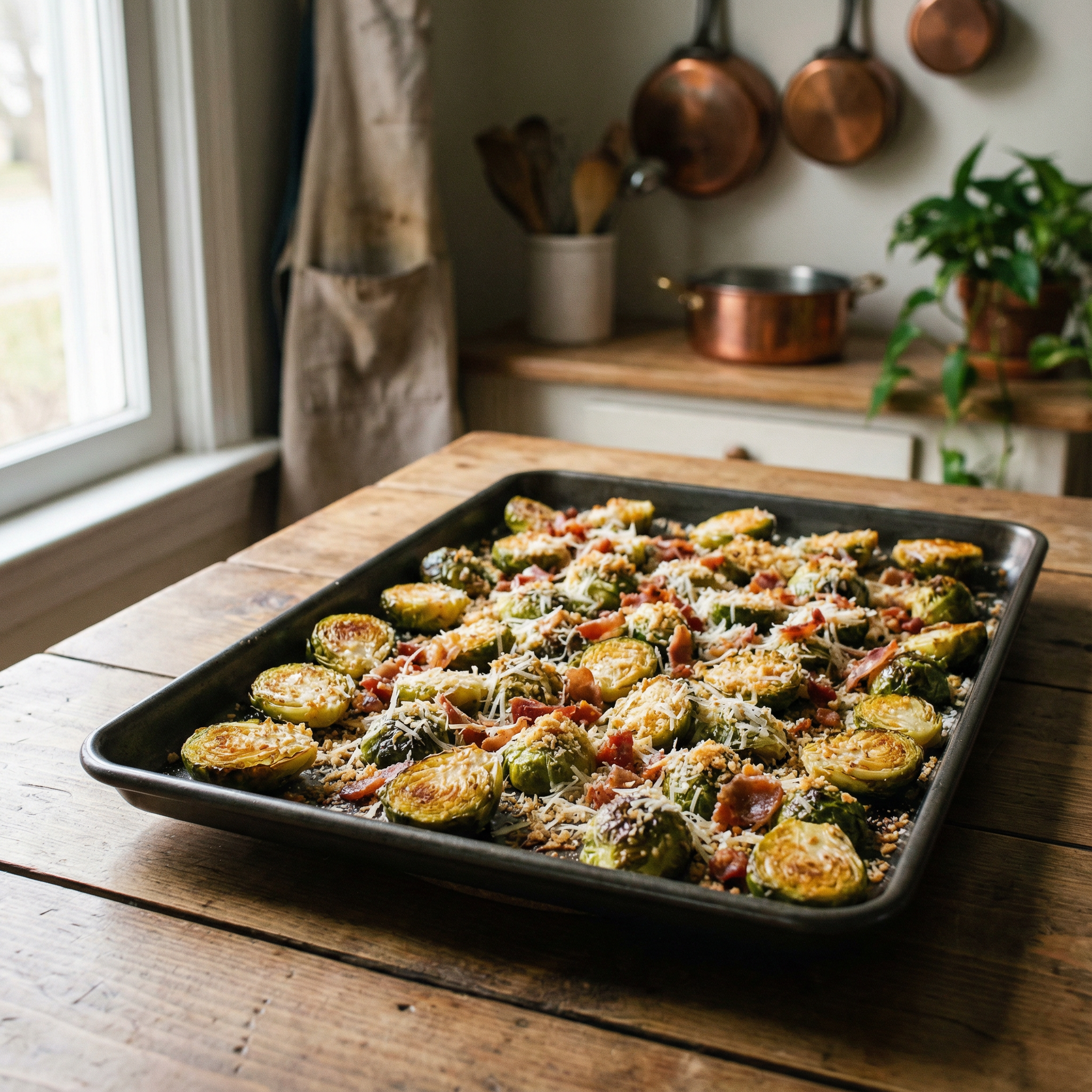 Roasted Brussels Sprouts Italian Style Recipe