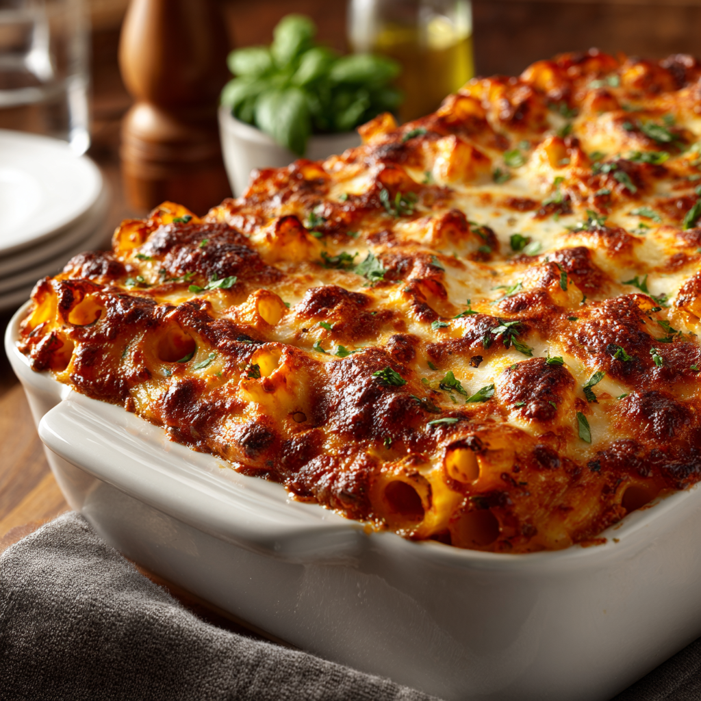 baked ziti italian american recipe