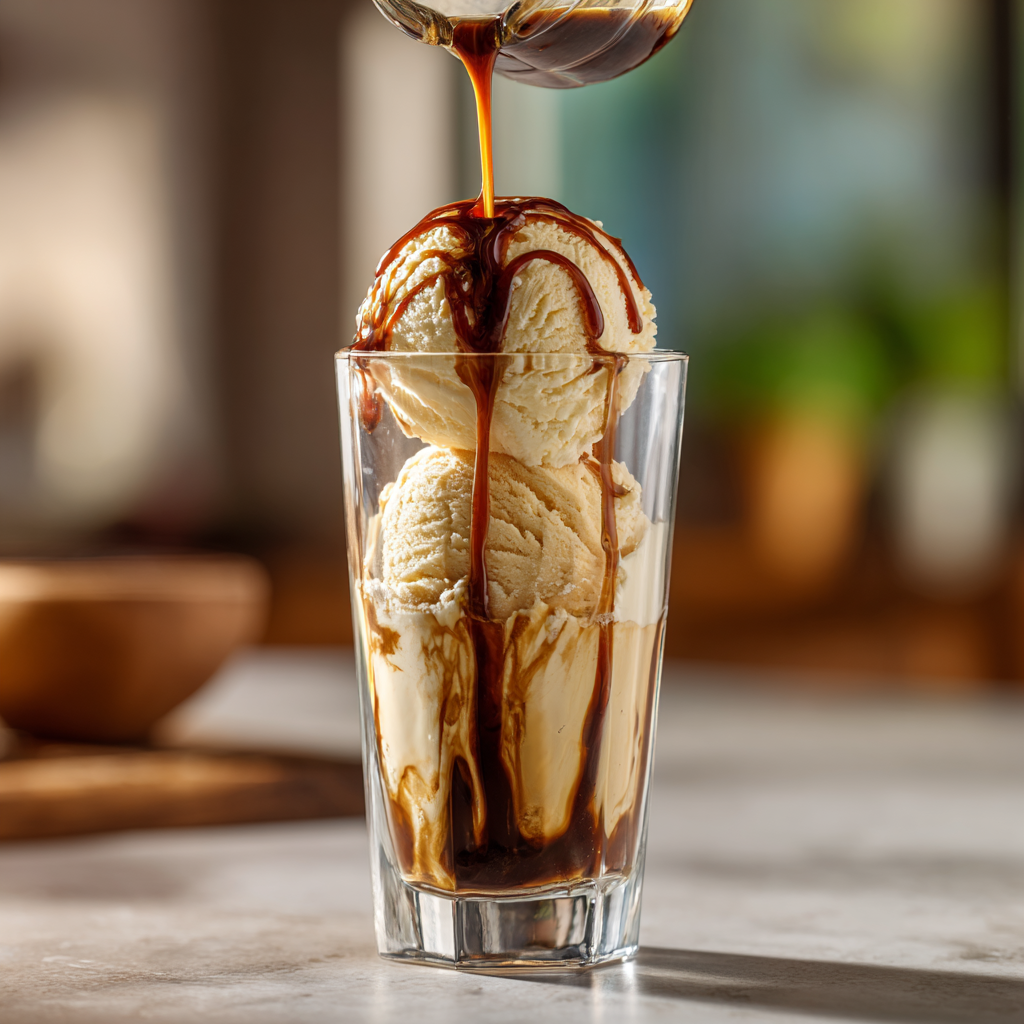 italian hot espresso affogato recipe