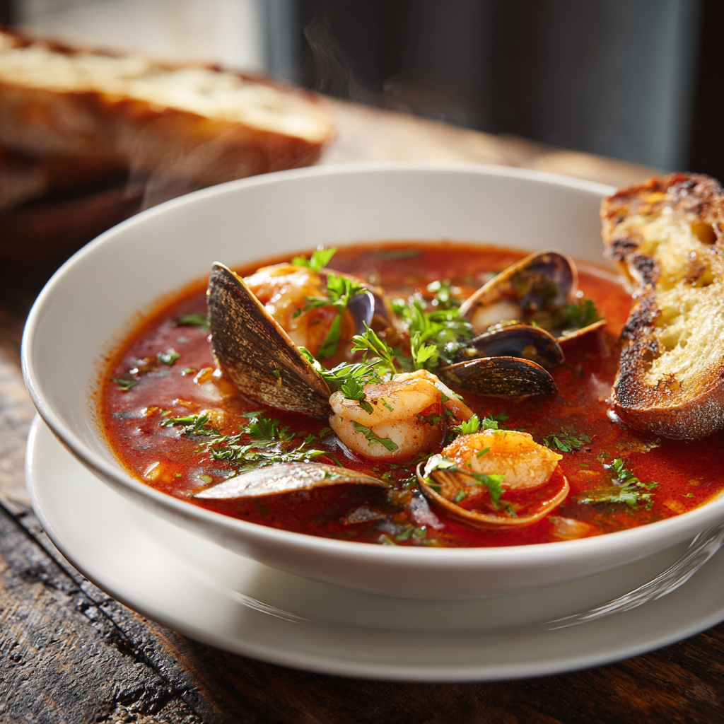 italian seafood stew with tomatoes recipe