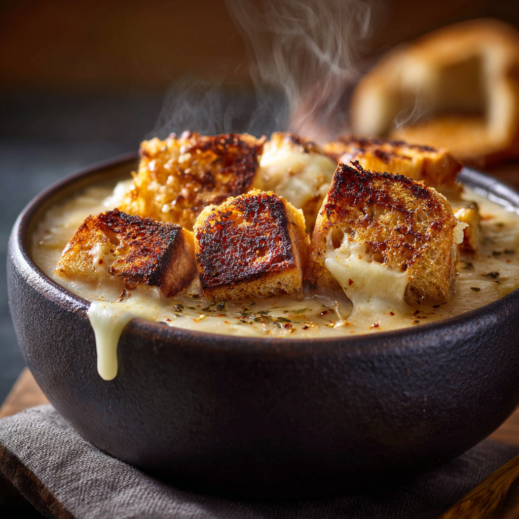 Roasted Garlic Potato Soup Italian Style Recipe