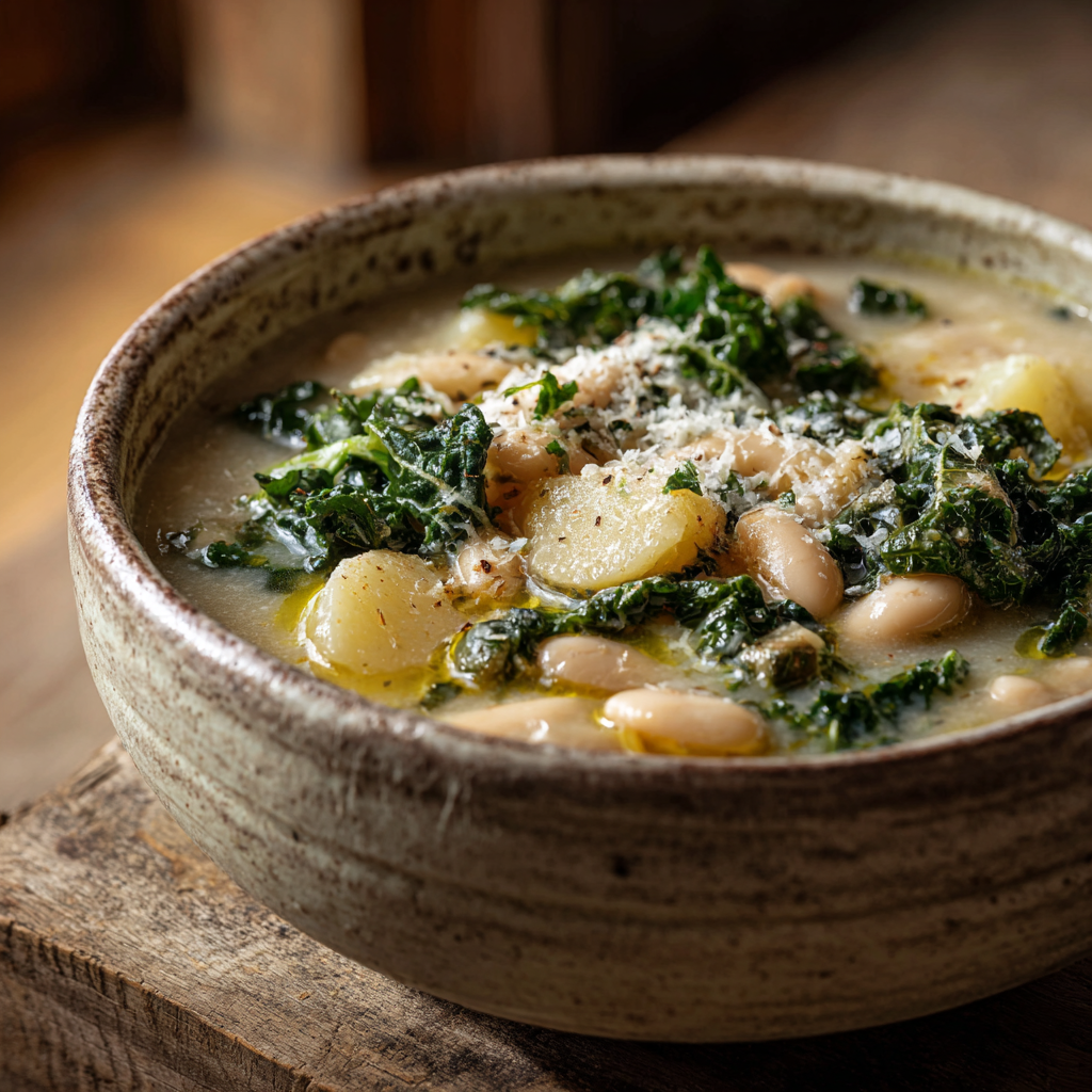 White Bean and Kale Italian Soup Recipe