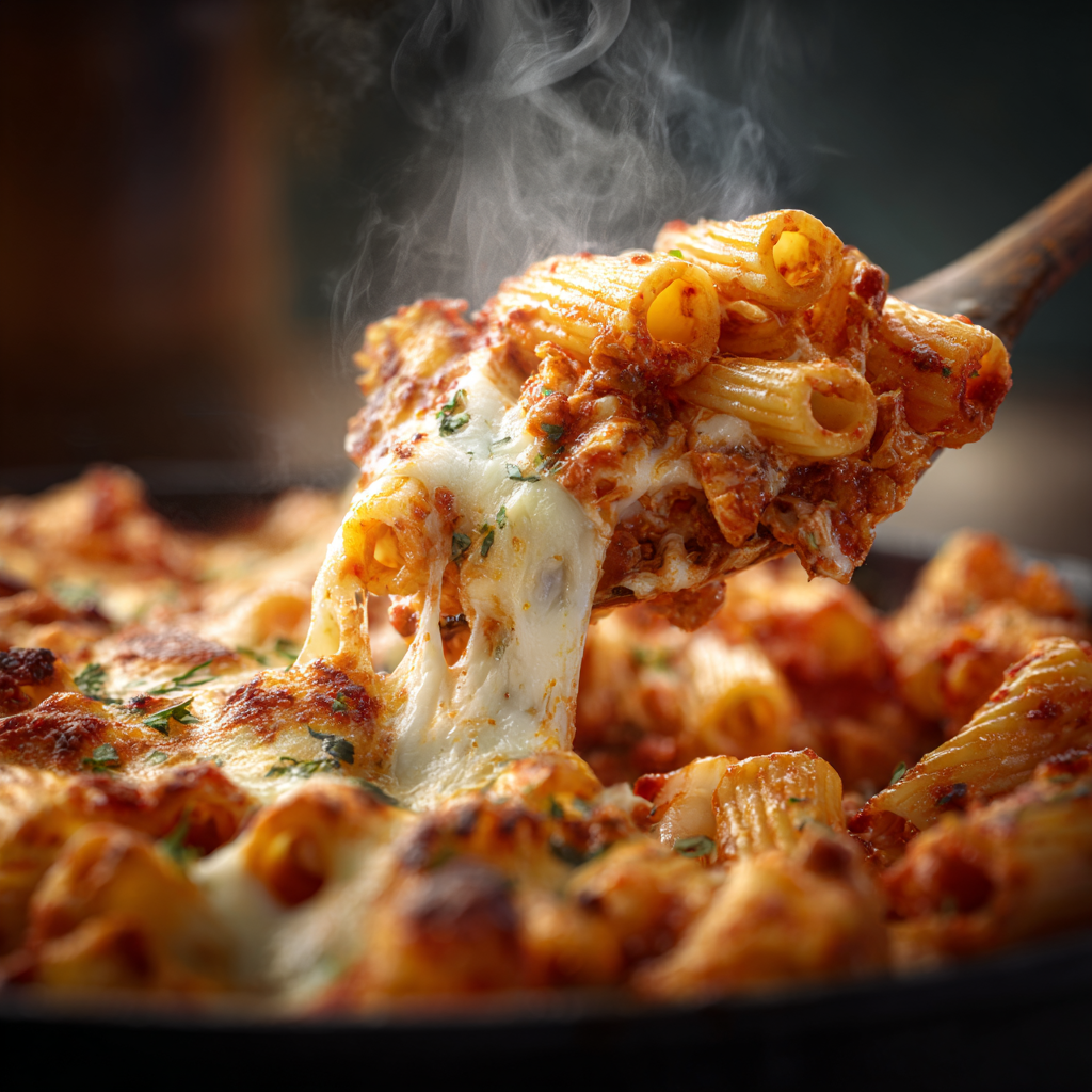 Baked Ziti Italian Comfort Food Recipe
