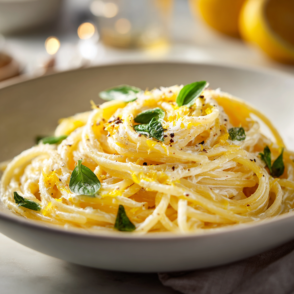 Pasta with Ricotta and Lemon Zest Recipe