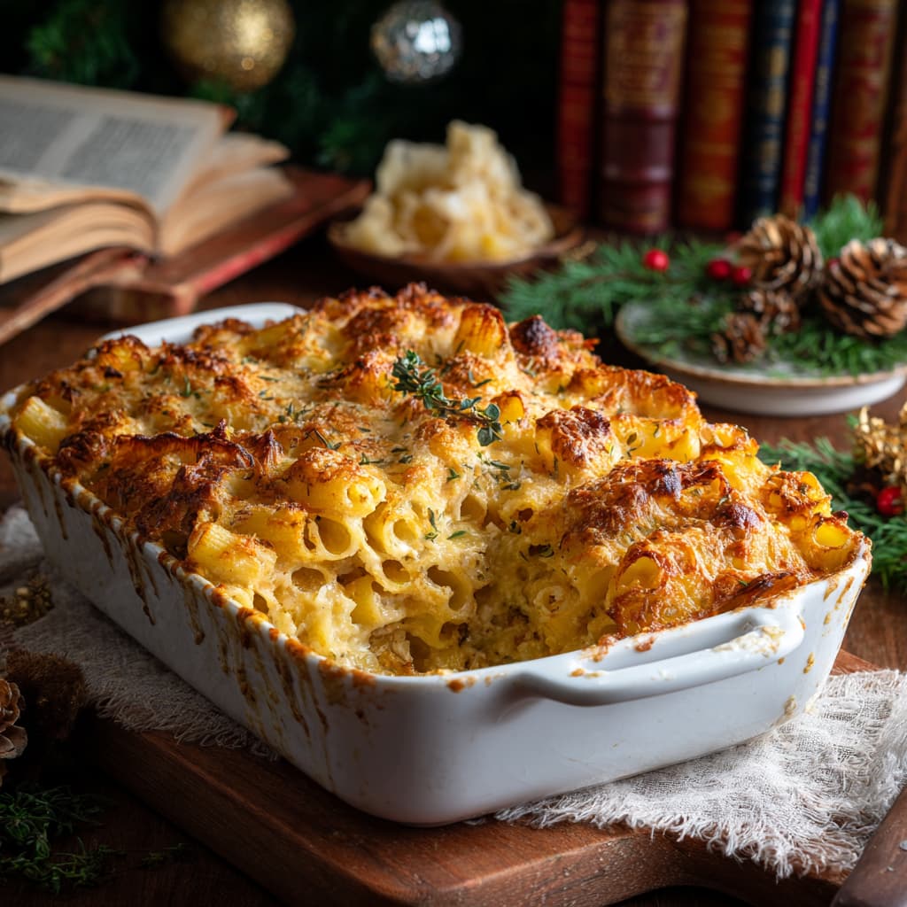 festive baked pasta for christmas recipe