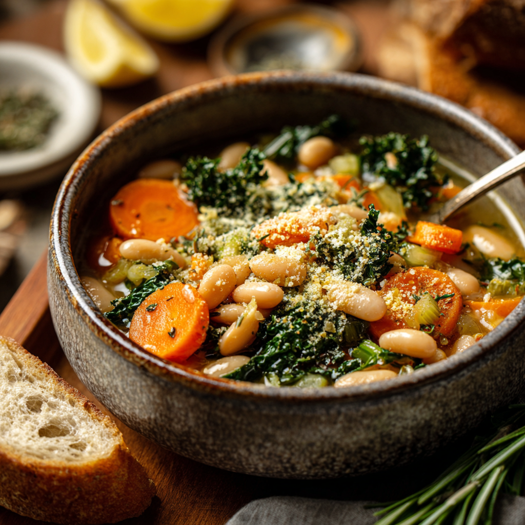 vegan italian white bean stew recipe