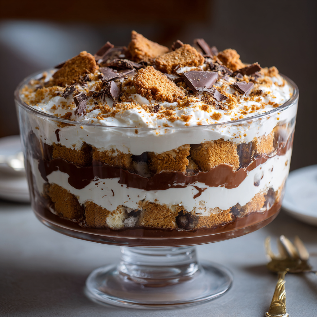 amaretti cookie trifle dessert recipe