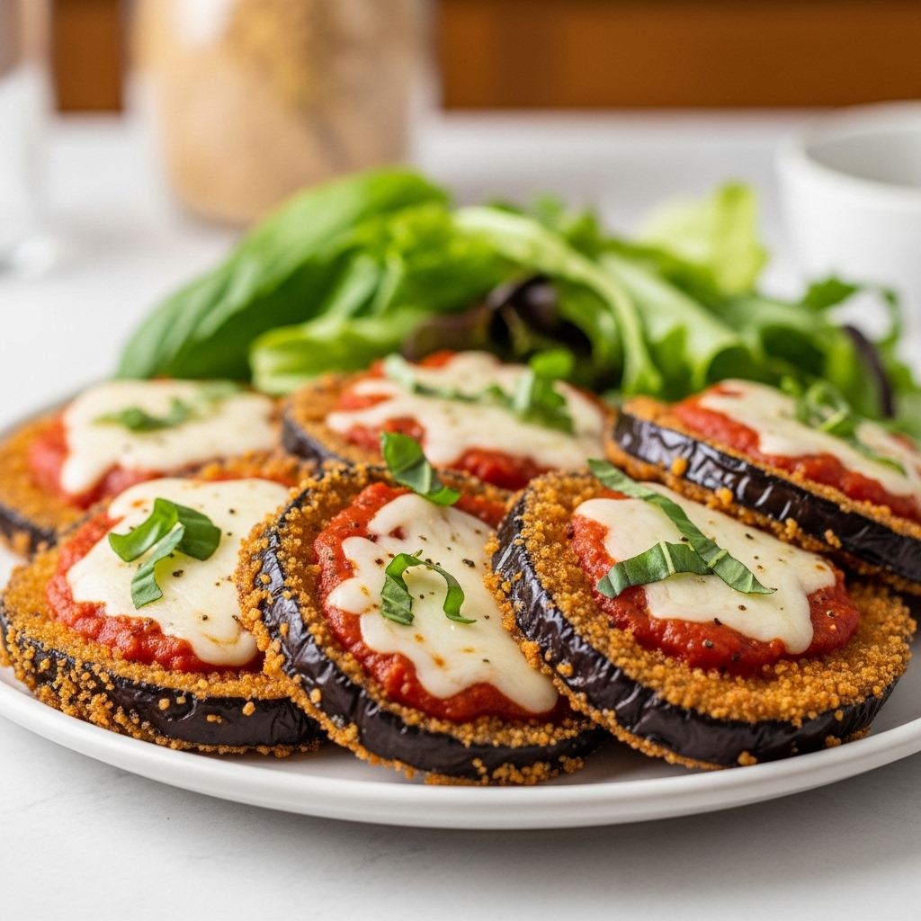 air fryer eggplant parmesan italian
