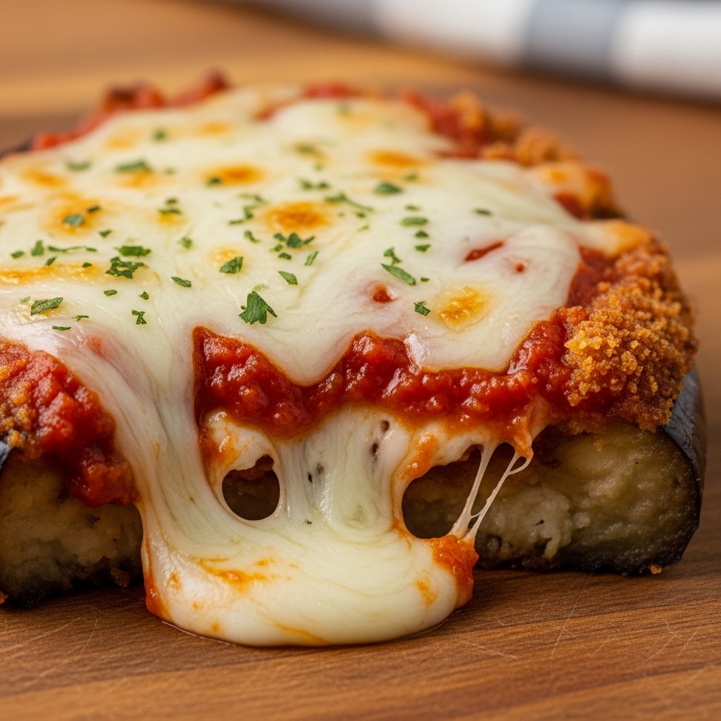 Air Fryer Eggplant Parmesan