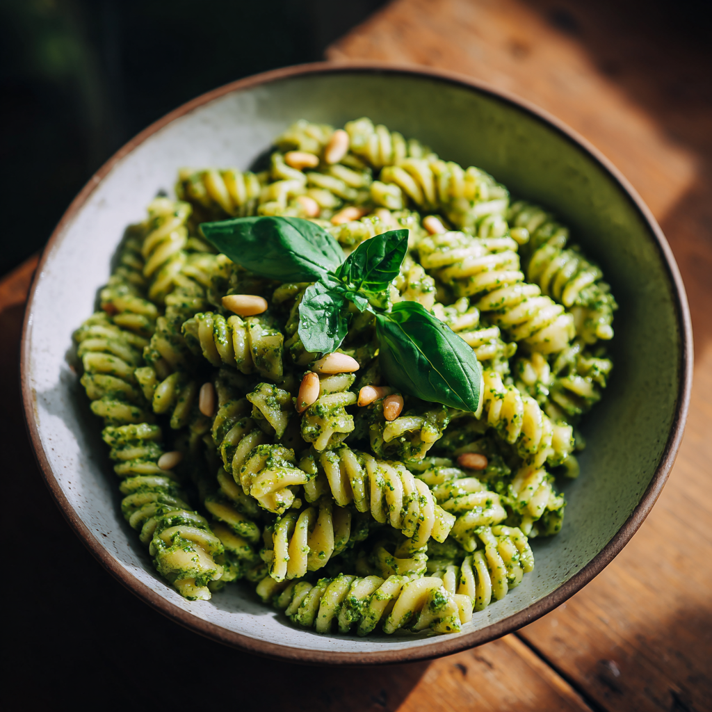 gluten free pasta with pesto recipe