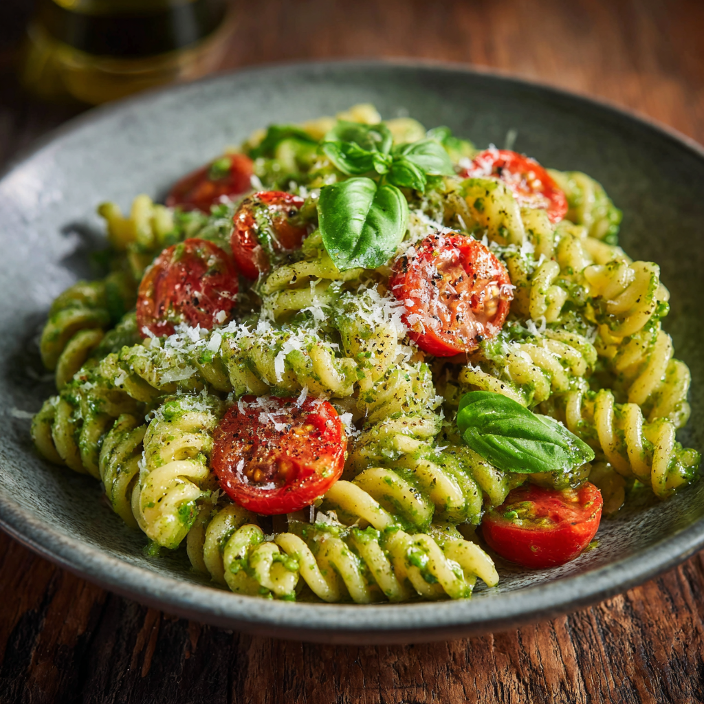 fusilli al pesto trapanese recipe