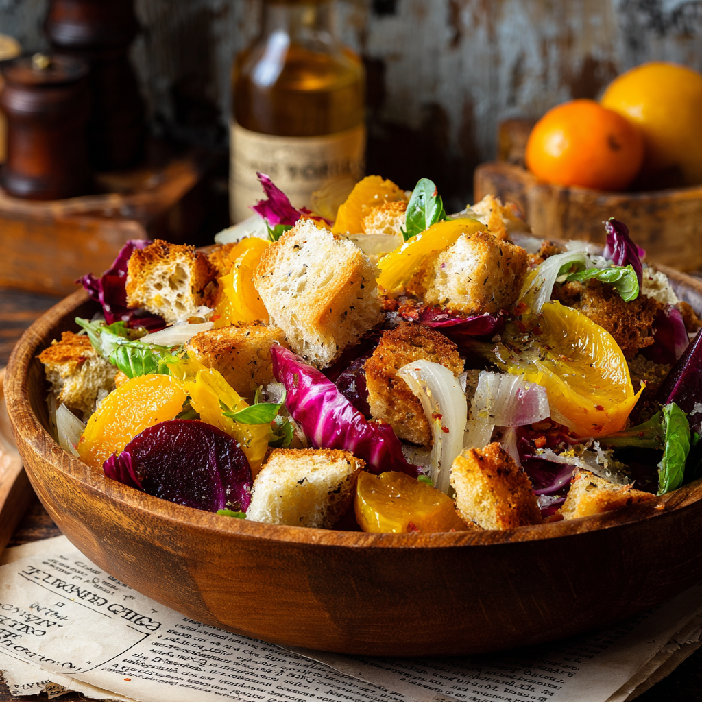 panzanella winter italian salad recipe