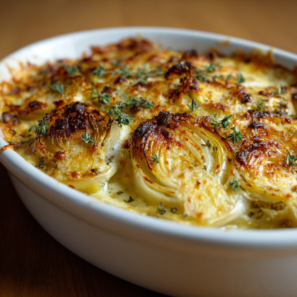 fennel gratin italian holiday recipe