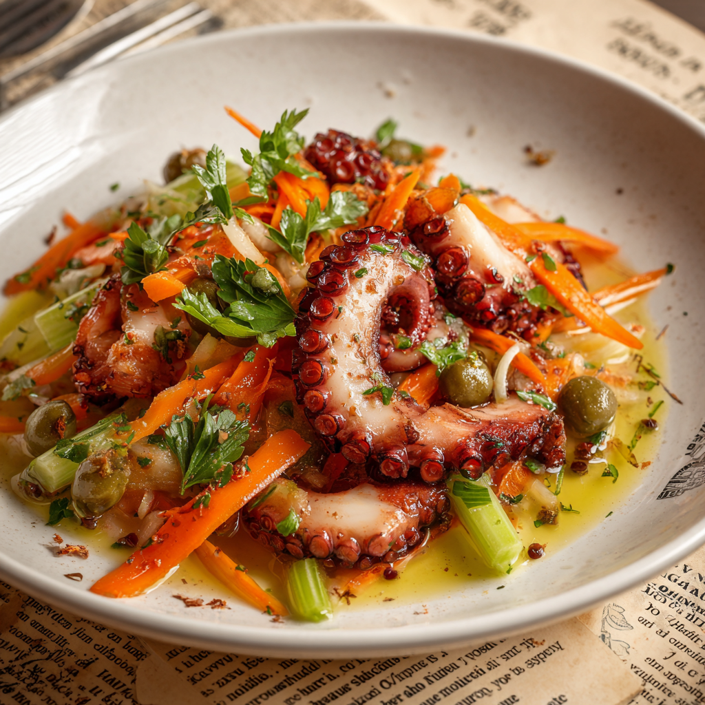 octopus salad sicilian style