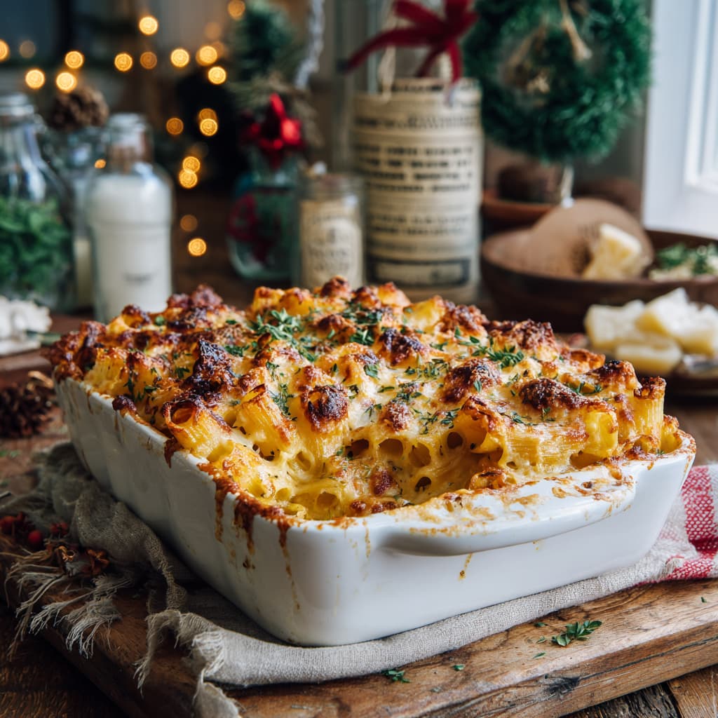 Festive Baked Pasta for Christmas Recipe