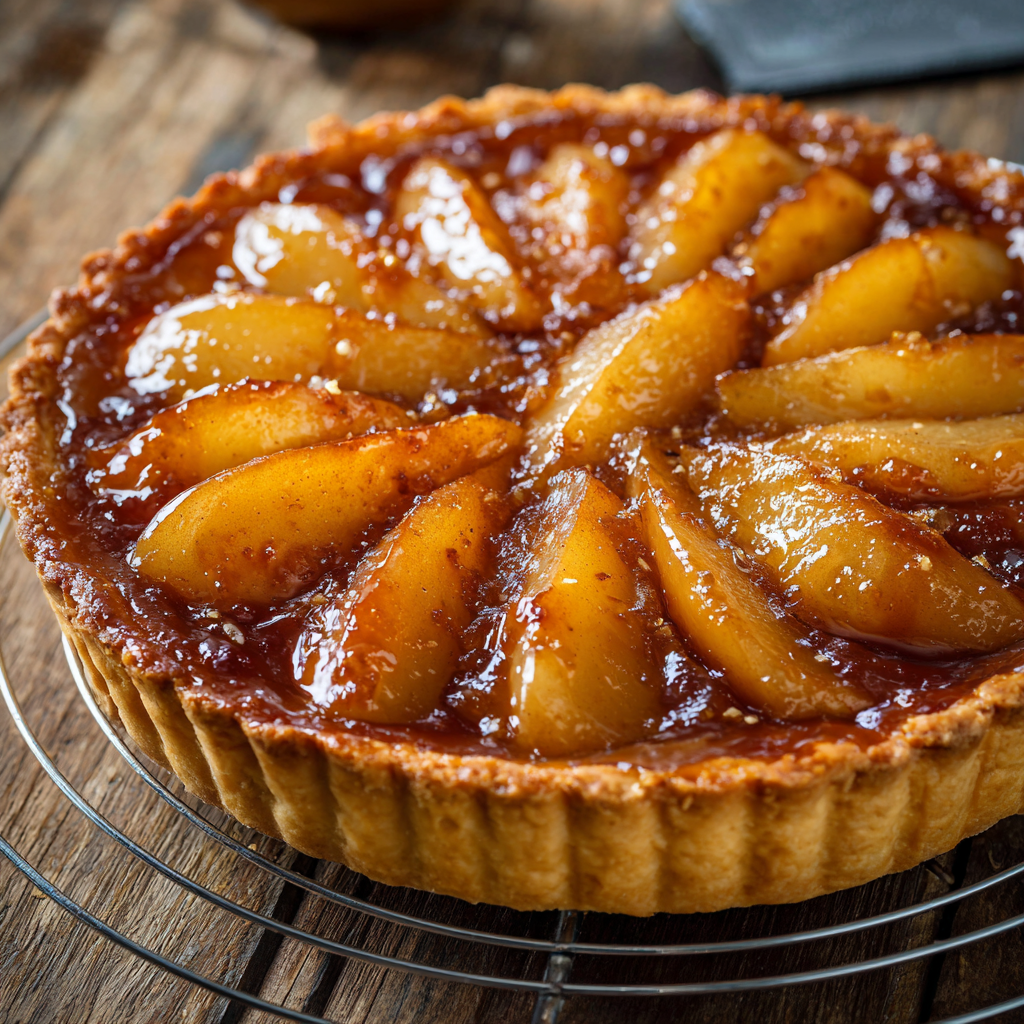 Caramelized Pear Tart Italian Style Recipe