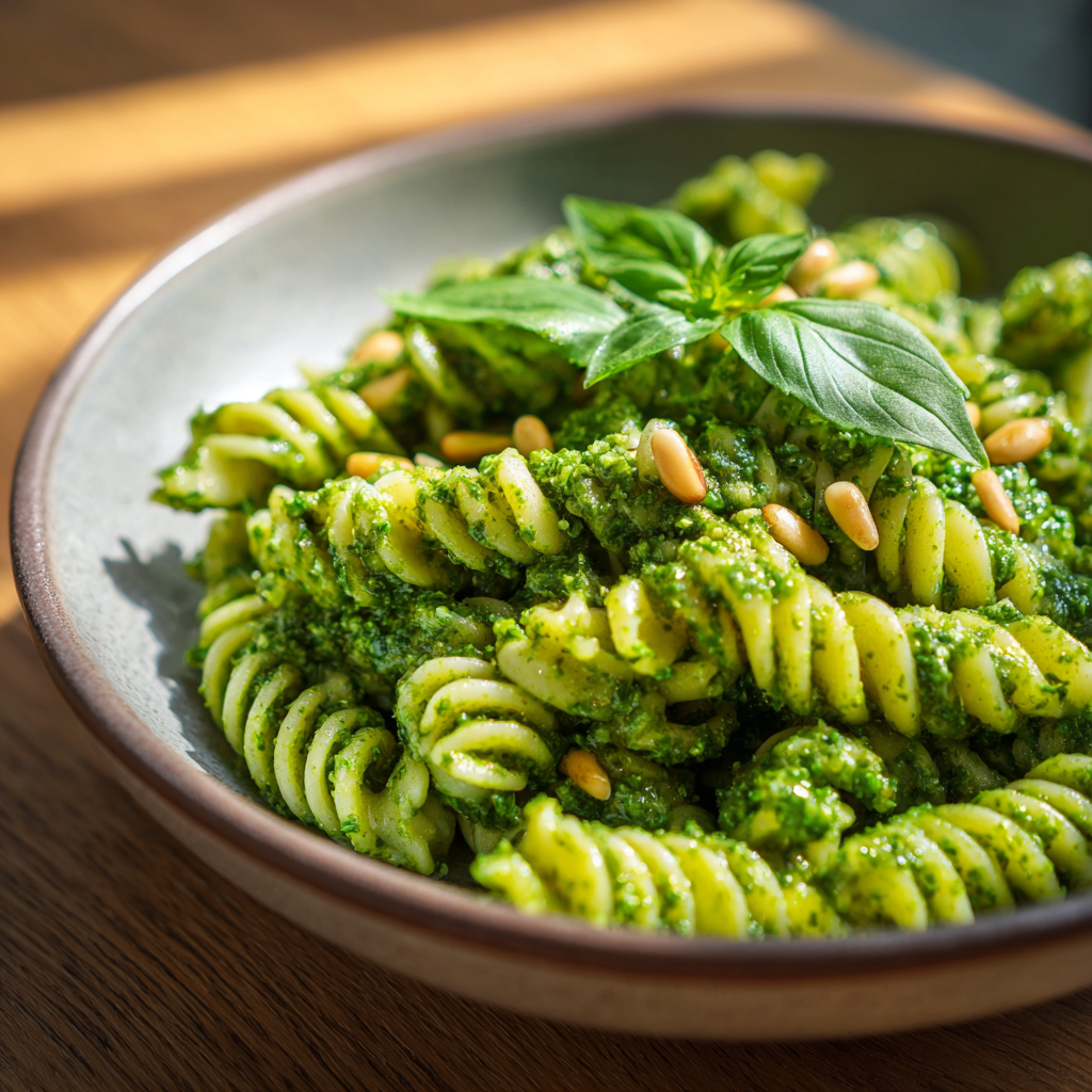 Gluten-Free Pasta with Pesto
