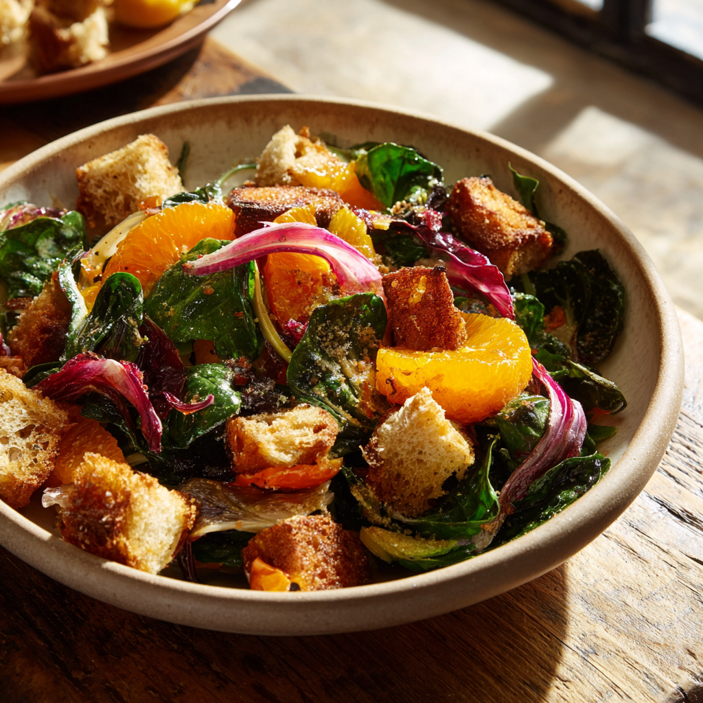 Winter Panzanella Italian Salad