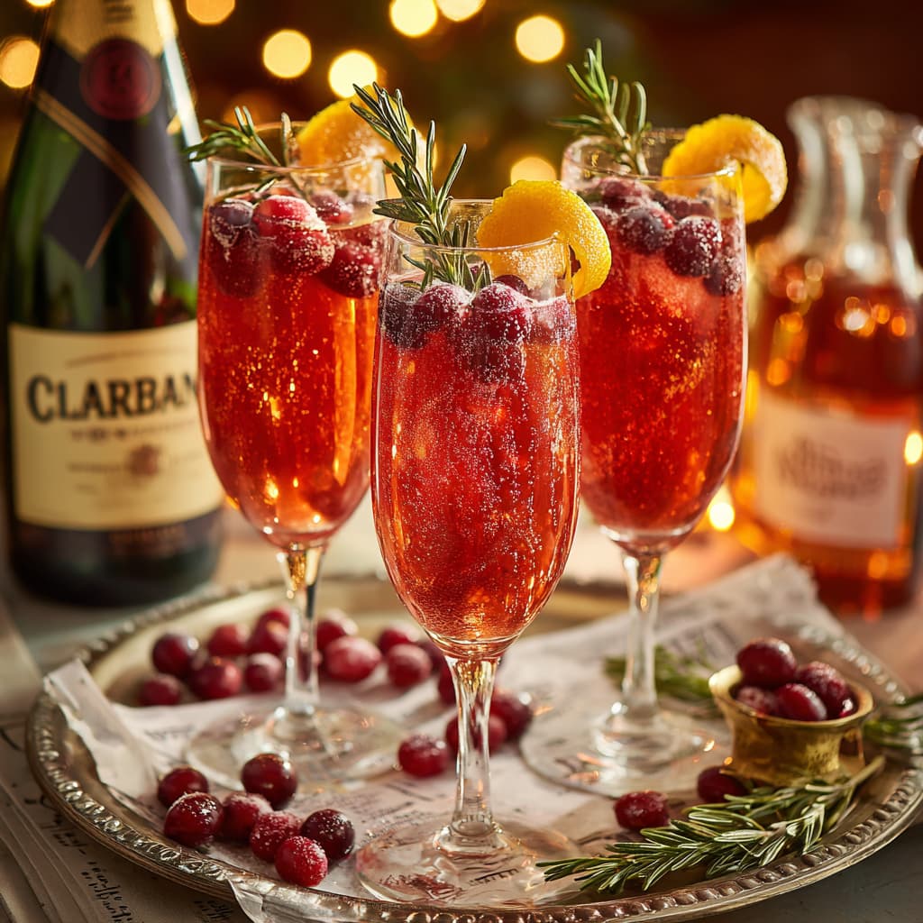 Sparkling Prosecco Holiday Cocktail Recipe