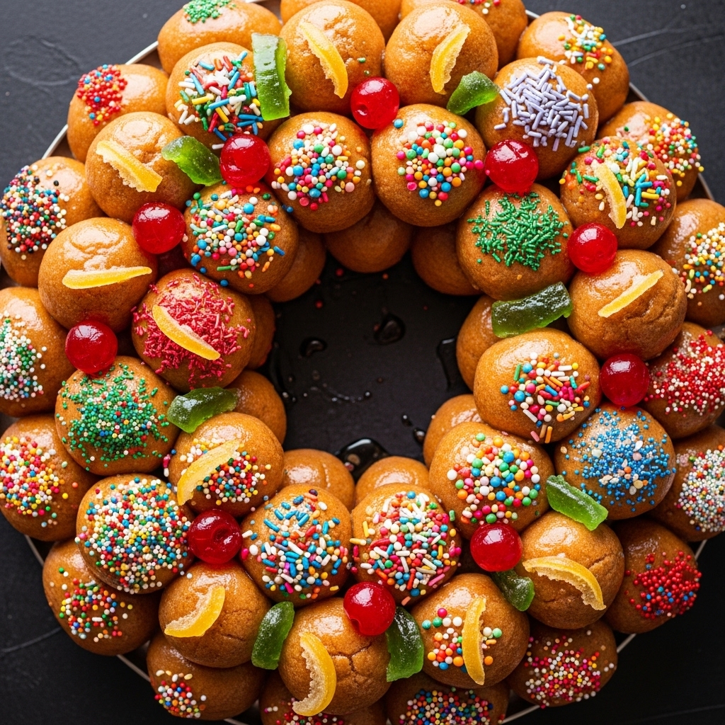 struffoli napoletani honey balls recipe